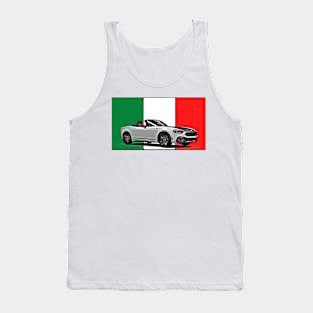 Abarth 124 Italian Print Tank Top